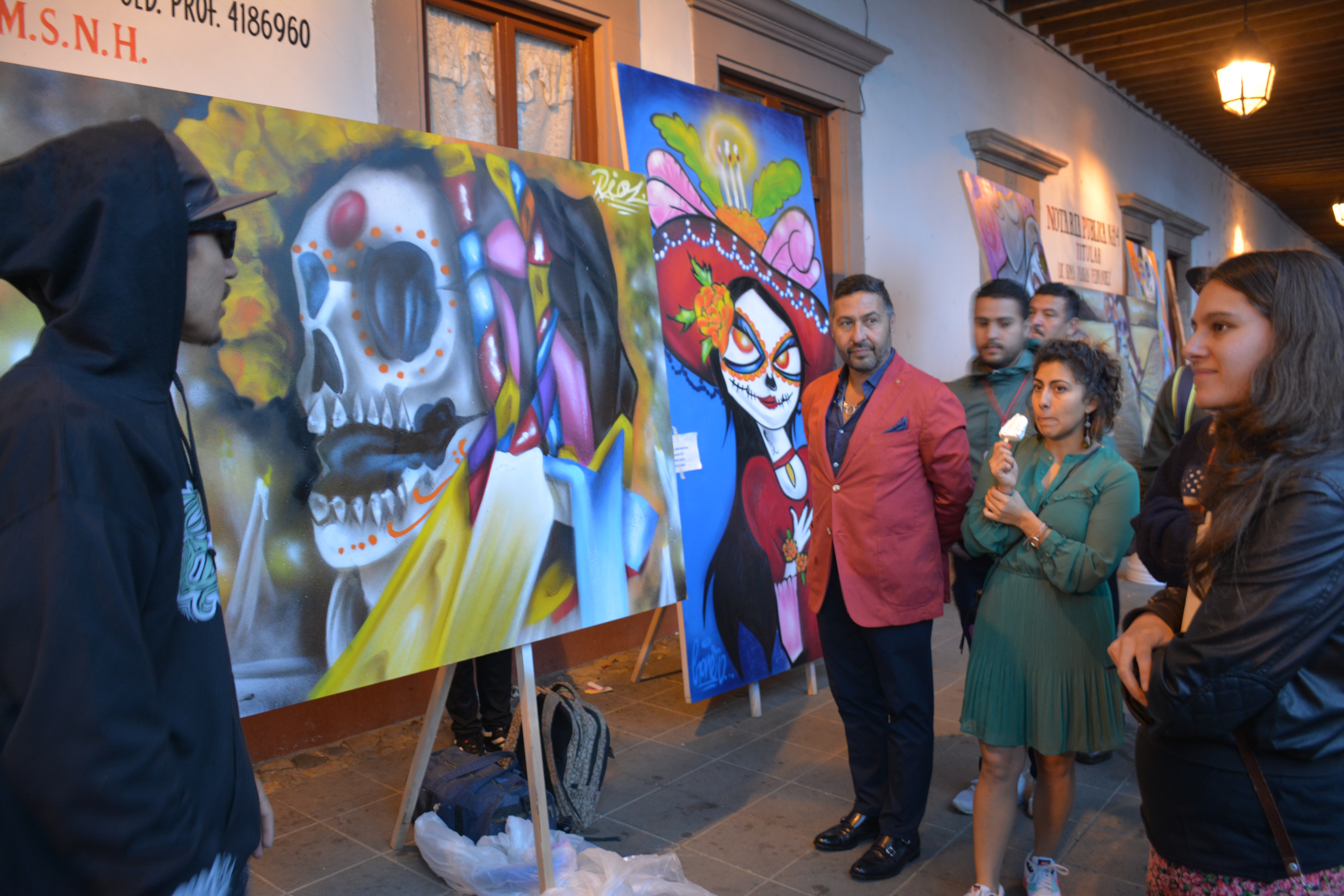 Festivar de arte urbano, abre programa cultural de Noche de Ánimas