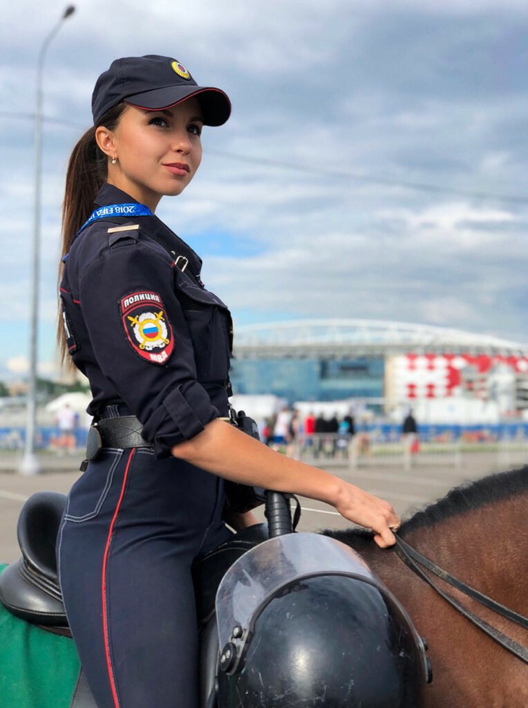 Ella es Daria Yusúpova, la policía más hermosa de Rusia