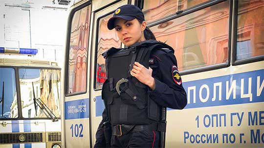 Ella es Daria Yusúpova, la policía más hermosa de Rusia