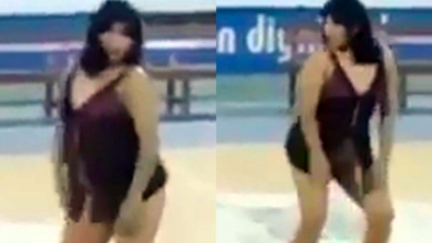 Fake New Maestra que festejó a padres en baby doll es comediante