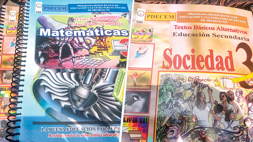 CNTE reparte sus libros 'alternativos' de texto en Michoacán