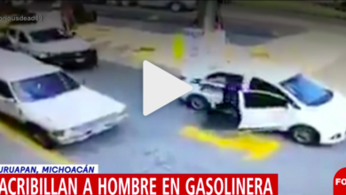 Acribillan a un hombre en una gasolinera en Uruapan, Michoacán (VIDEO)