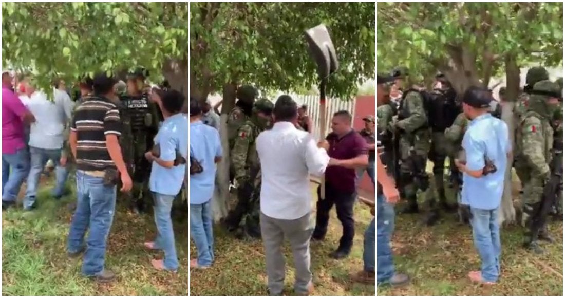 Por detener a un “halcón”, vecinos agreden a militares en Michoacán (VIDEO)