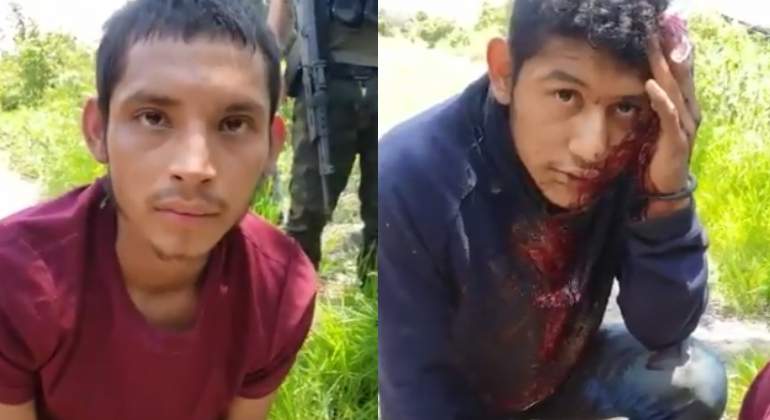 Autodefensas interrogan a dos jóvenes sicarios del CJNG (VIDEO)