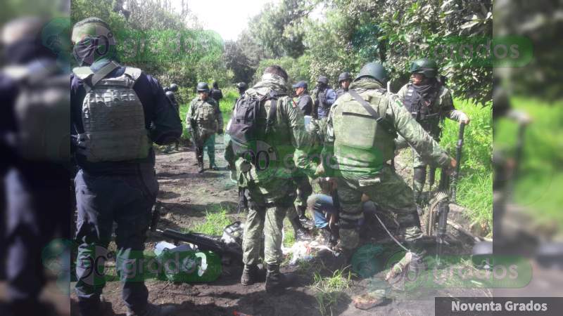 Enfrentamiento habría dejado siete personas detenidas y un abatido en los Reyes, Michoacán