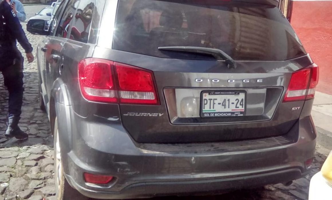 Camioneta robada en Pátzcuaro es recuperada