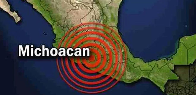 Se registra sismo en Michoacán
