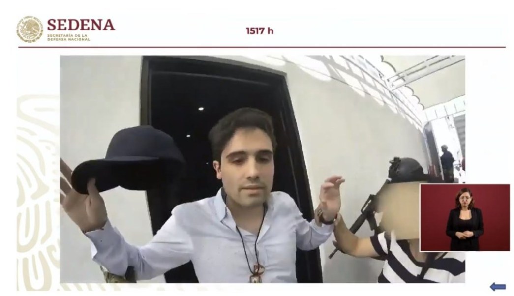 El gobierno de AMLO difundió el video de la detención de Ovidio Guzmán López, hijo de Joaquín "El Chapo Guzmán"