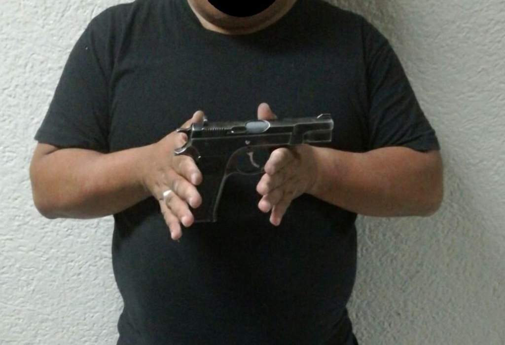 En Pátzcuaro detienen a sujeto en posesión de arma de fuego