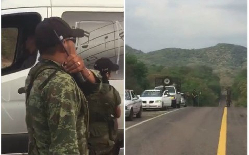 Hombres armados instalan retenes en Michoacán
