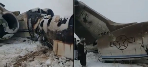 VIDEO: Confirman derribo de avión de Estados Unidos en Afganistán