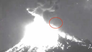 VIDEO: Explota Volcán Popocatépetl y... ¿aparece un OVNI?