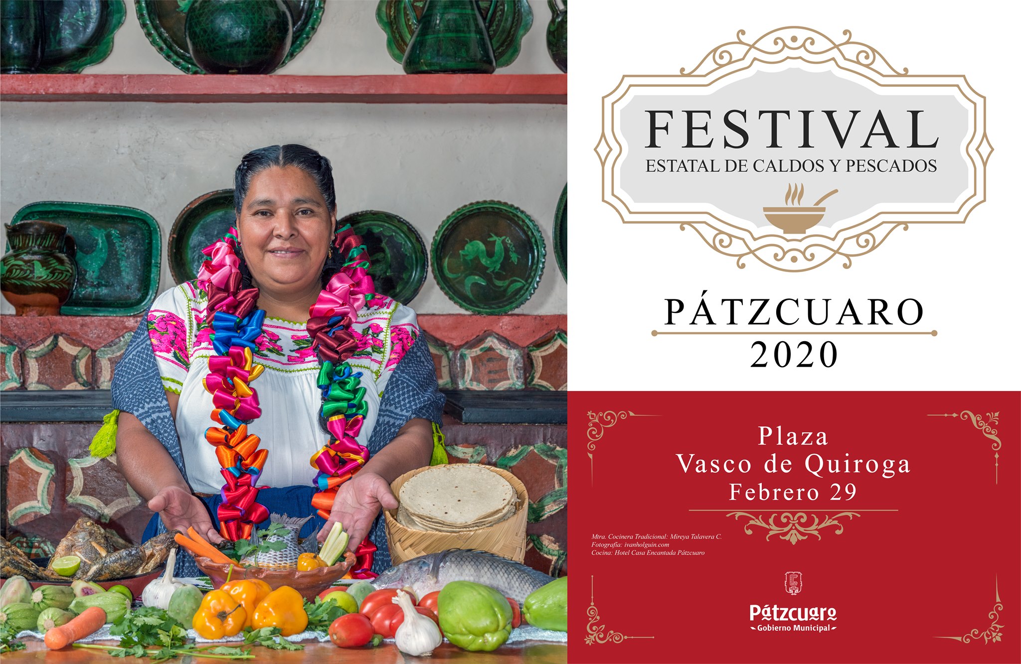 Invita Víctor Báez al Festival Estatal de Caldos y Pescados Pátzcuaro 2020