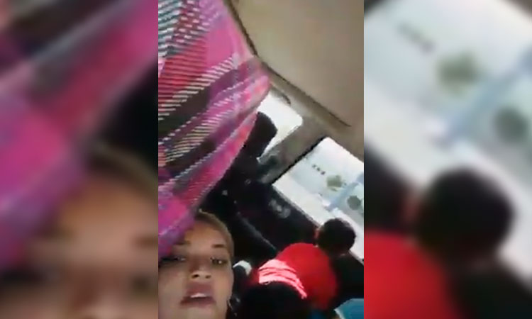 VIDEO: Mamá e hijos en medio de balacera en Tamaulipas