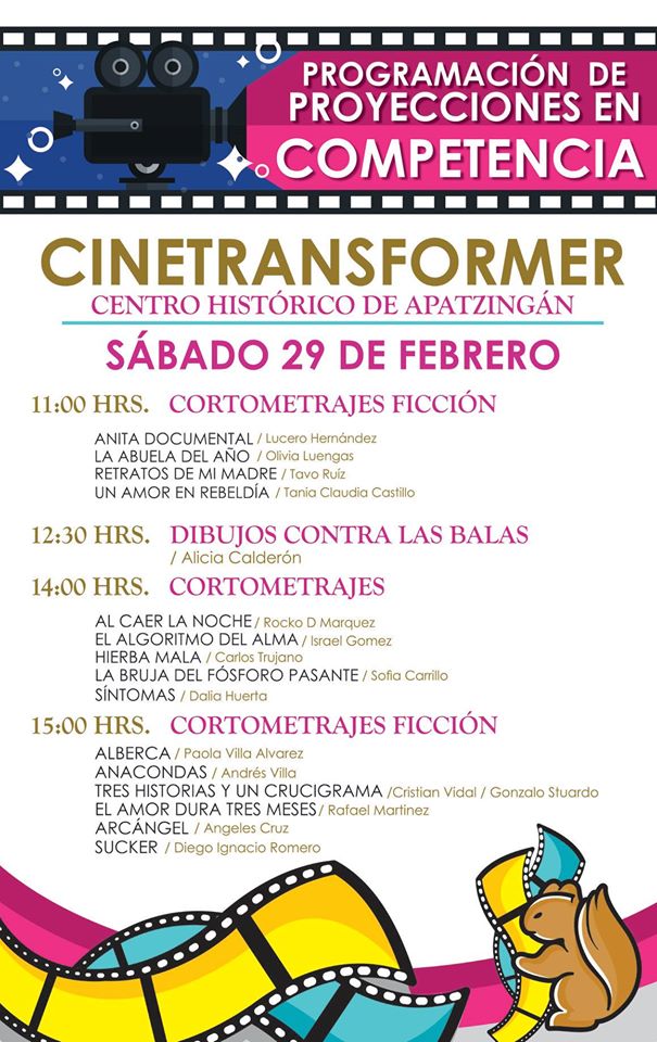 Apatzingán Festival Internacional de Cine AFIC [Programa]