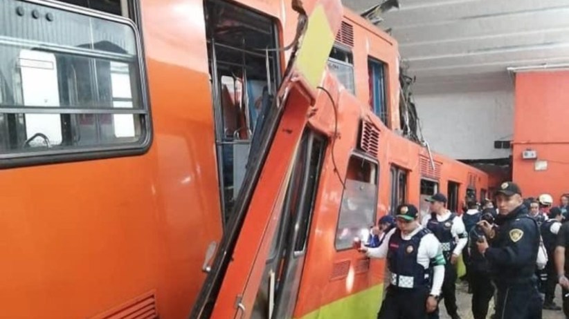 Chocan 2 trenes del Metro Tacubaya CDMX