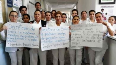 Médicos pasantes de Michoacán en paro indefinido por falta de equipo protector