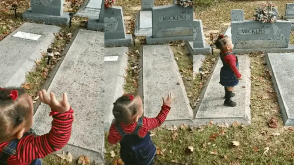 VIDEO: Niña saluda y habla con un fantasma en un cementerio