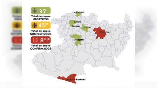 OFICIAL: 8 casos de COVID-19 (Coronavirus) en Michoacán