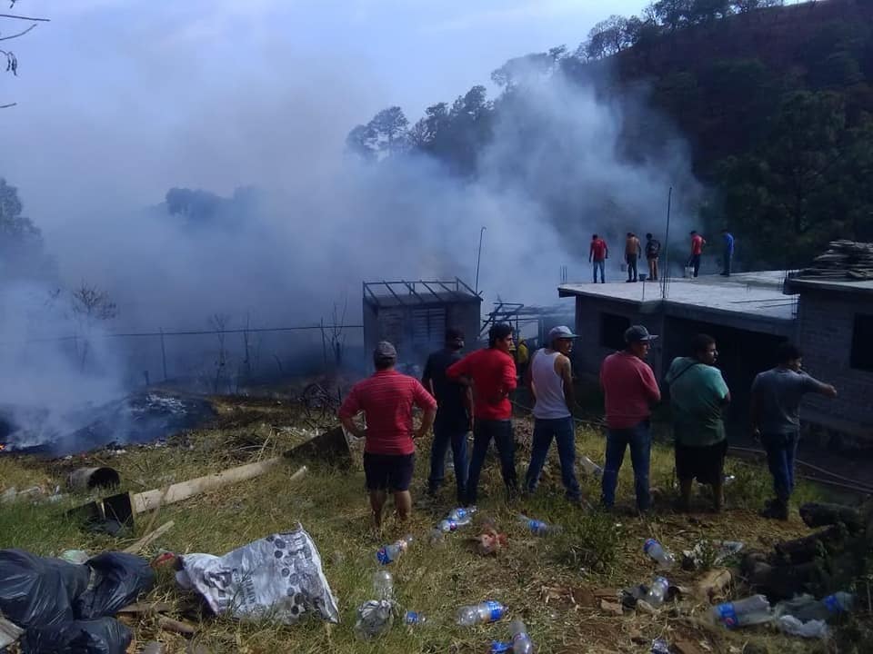 Se incendió el Cerro de Caricho en Tacámbaro