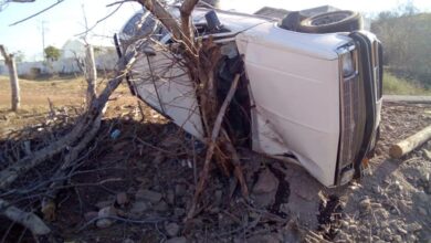 Aparatoso accidente en Tiquicheo, Michoacán