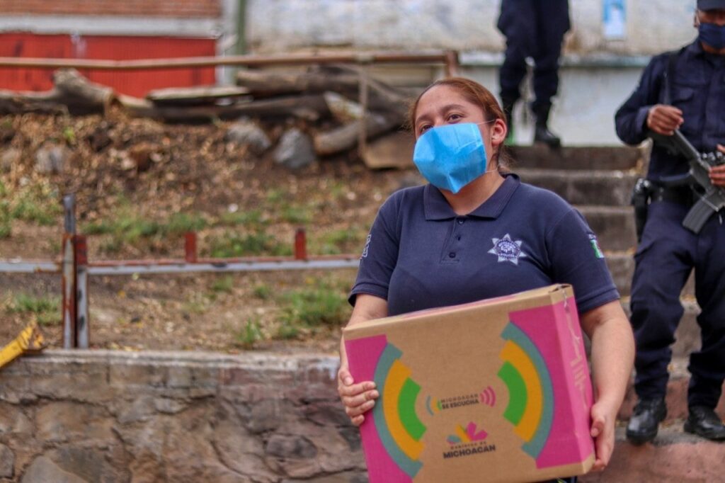 Despensas de "Michoacán Alimenta" llegan a Quiroga