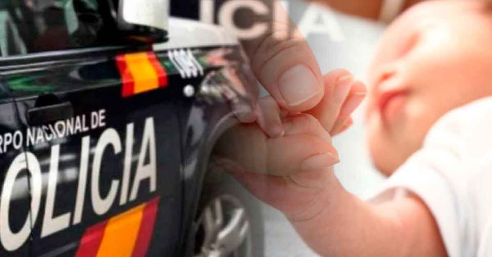 Policías rescatan a una bebé de 2 meses en Uruapan, Michoacán