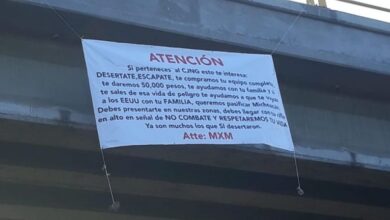 Aparecen narcomantas en Zamora, Ziracuaretiro, Pátzcuaro y Lázaro Cárdenas 2