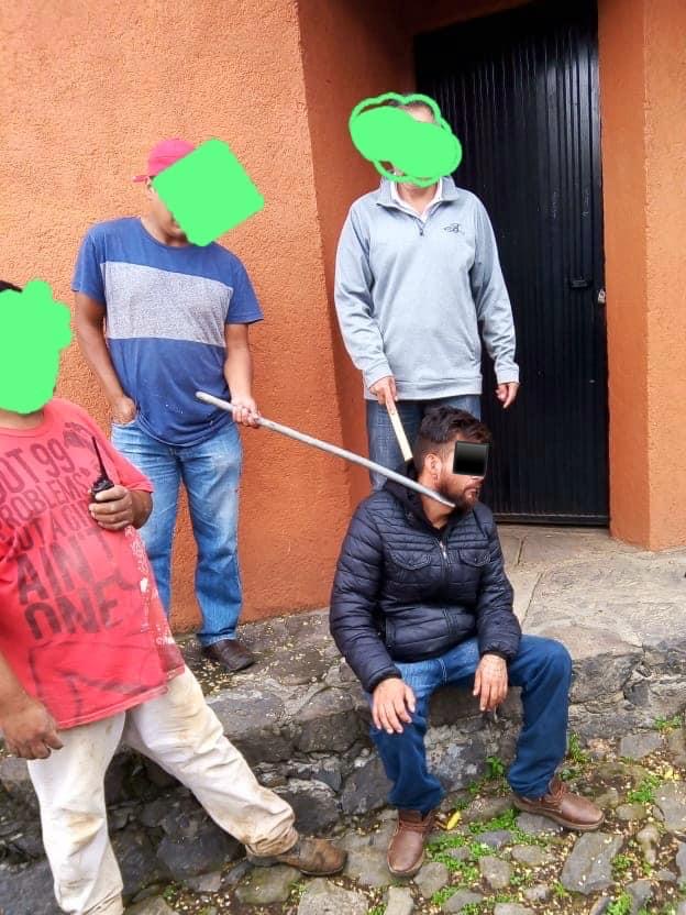 Vecinos detienen a presunto ladrón en Pátzcuaro