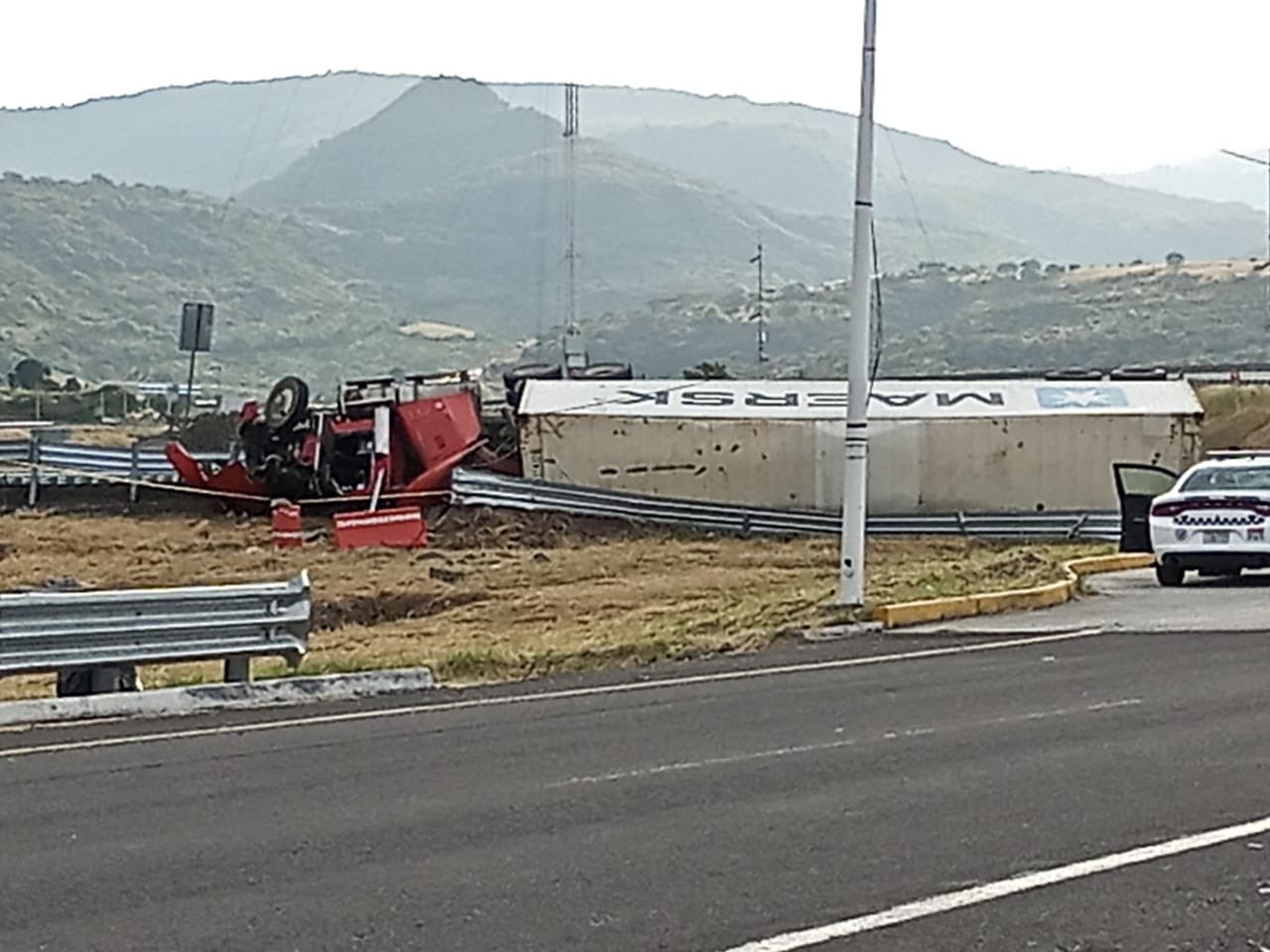 Reportan grave accidente en la carretera Pátzcuaro-Cuitzeo