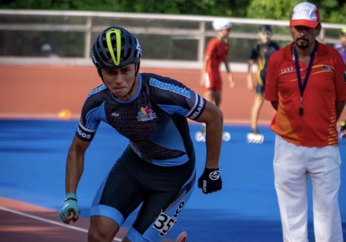 Raúl Melgoza Vázquez, patinador de Pátzcuaro representará a México en Colombia