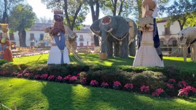 Retiran Nacimiento Monumental de Pátzcuaro