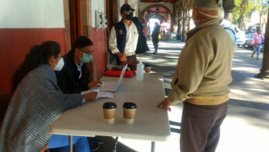 Gobierno de Pátzcuaro instala primer módulo para registro de adultos mayores que recibirán vacuna contra COVID-19