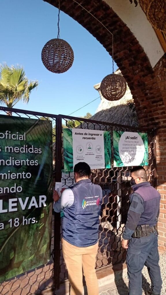 Suspenden negocios en Cuitzeo y Copándaro; no cumplieron normas sanitarias