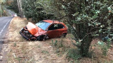 Auto se estrella contra camión en la carretera Pátzcuaro-Tacámbaro