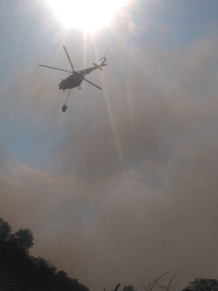 Se registra un nuevo incendio en Tócuaro, Erongarícuaro