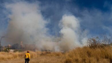 Se registra un nuevo incendio en Tócuaro, Erongarícuaro