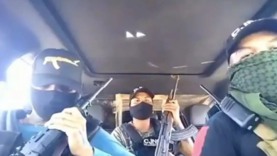 VIDEO: El CJNG avanza hacia Uruapan y Pátzcuaro