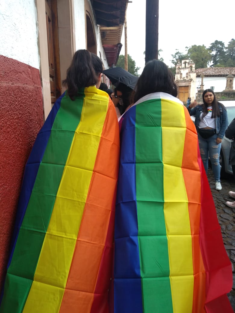 Primera Marcha LGBTTTIQ+ en Pátzcuaro [FOTOS]