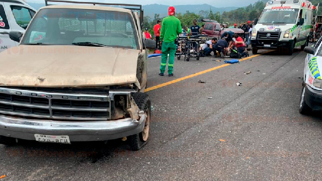 Carambola en la carretera Pátzcuaro-Uruapan deja un bebé y 2 mujeres sin vida