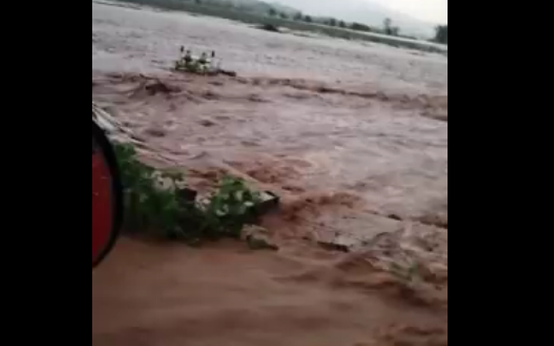 Patzcuarense desaparecido tras desbordamiento del río en Huiramba