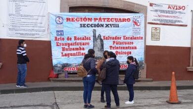 CNTE toma presidencias municipales, en Michoacán