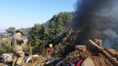 Se incendia la barranca de “La Loma” en Pátzcuaro