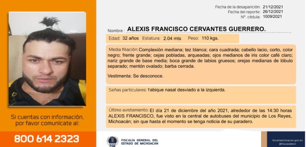 Alexis Francisco Cervantes Guerrero