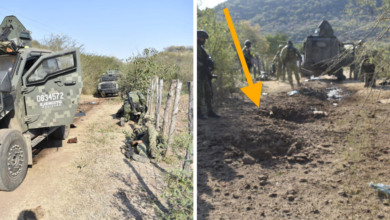 Explota mina a convoy de militares en Michoacán