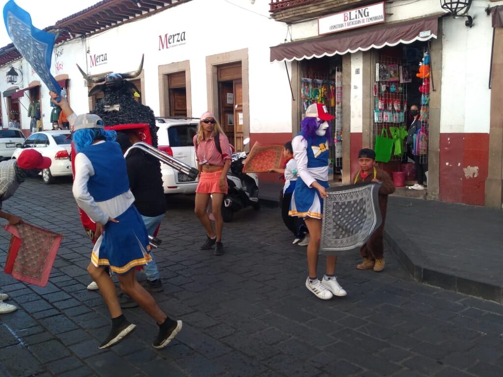 Torito de Carnaval en Pátzcuaro
