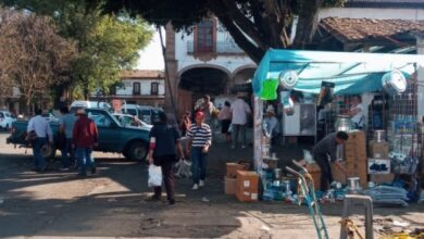 Comerciantes ambulantes Pátzcuaro