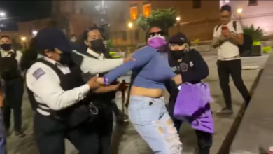 Detienen a 13 mujeres y 12 hombres luego de las marchas del 8M en Morelia