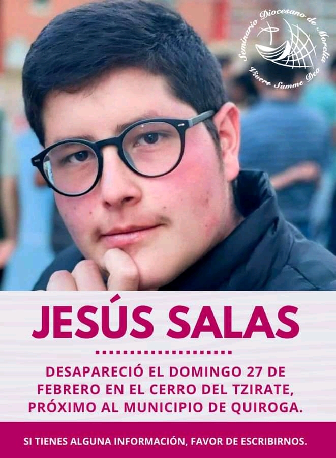 Cuerpos deJesús Salas seminarista rescate buscan a Jesús Salas, seminarista desaparecido en Quiroga