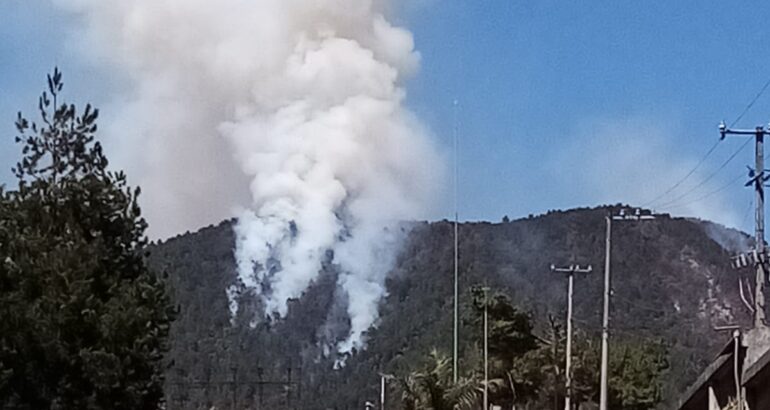 Incendio en el Cerro del Aire se presume que fue provocado